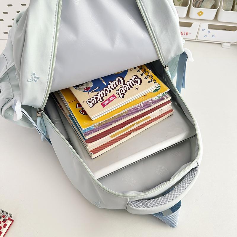Versatile Backpack Female Japanese Ins High Value Backpack Junior High School Student Schoolbag Lightweight Large Capacity Backpack