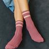 SOCKS APPEAL rib two stripe pink