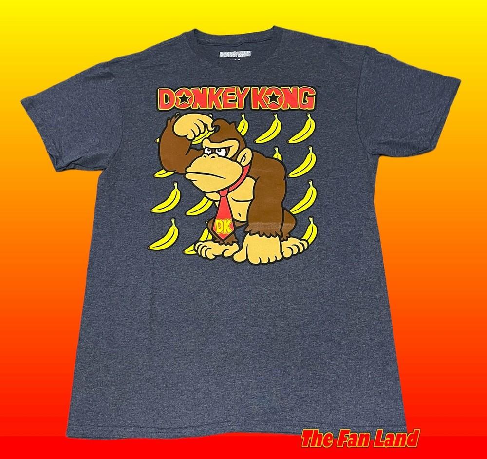 New Donkey Kong Nintendo Banana Mens Classic Vintage Unisex T-Shirt XL