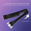 64Gbps M.2 To Oculink 4i Extension Cable PCIe4.0 Gen4 Silver Plated Cable for M.2 To SFF8611 Adapter Cable