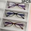 3PCS Reading Glasses For Women Personality Reader Frame Amplifier For Presbyopic Glasses Fashion Ladies