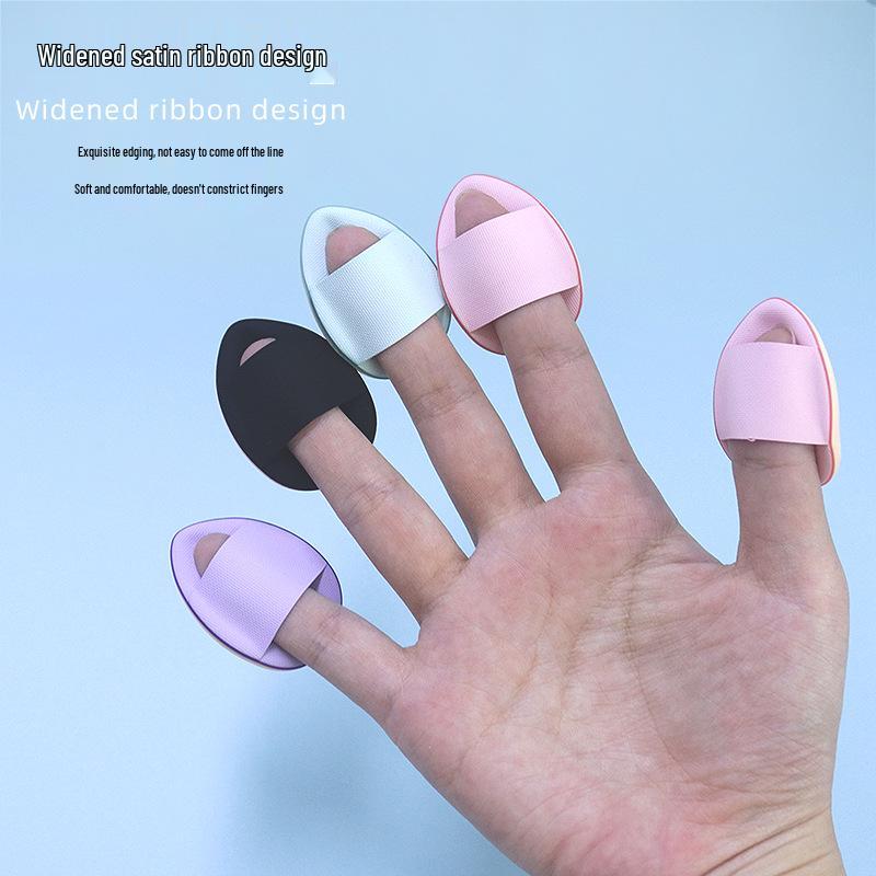 Non-Latex Mini Concealer Finger Puff - Cushion Puff Tool, No Powder Absorption