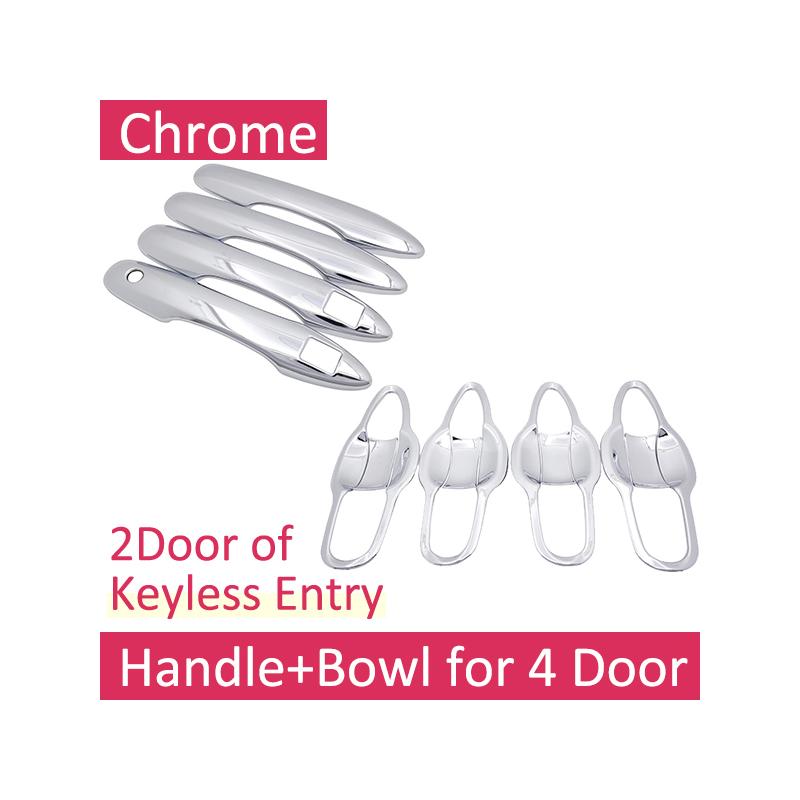 Chrome Handles Cover Trim for Toyota Camry Daihatsu Altis XV70 70 2018   Car Accessories Stickers Auto Styling