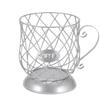 Coffee Pod Vegetable Mesh Holder Universal Cup Shaped Storage Basket Sturdy Large Capacity Steel Container Home Cafe