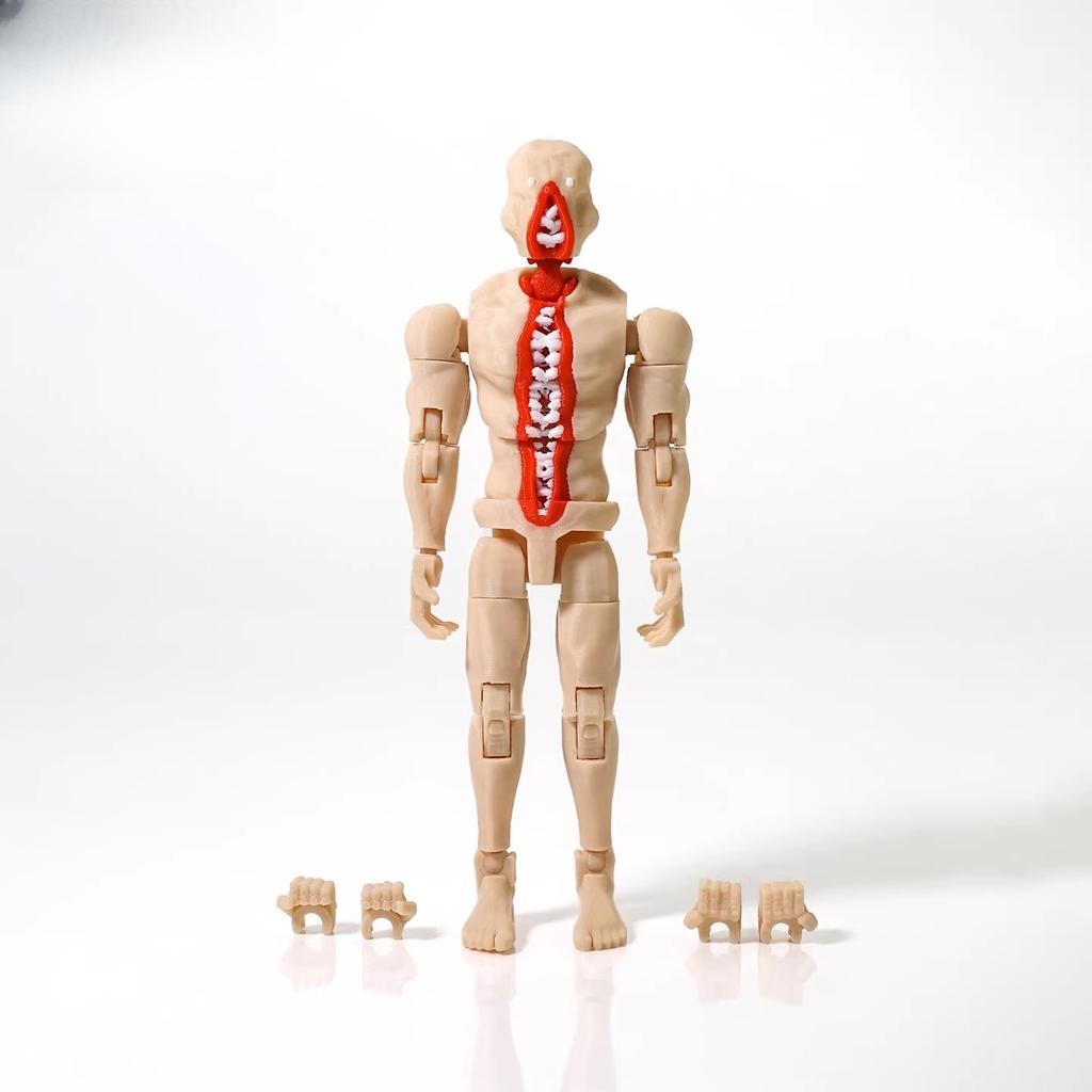 New 3D Printed Escape The Backrooms Game Peripherals T13 Multi-Jointed Movable Shapeshift Action Figure Toys