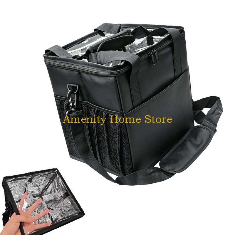 

F26C Insulated Coffee Cup Bag Capacity 4 Bottles Adjustable Compartments Foldable Designs Shoulder Strap CN