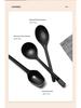 Four-Piece Disposable Cutlery Set: American Spoon & Three-Piece Takeout Chopsticks with Custom Logo Packaging for Restaurants