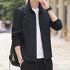 Men's Sports Jacket Spring and Autumn Korean Casual Stand Up Collar Versatile Thin and Comfortable Men'S Top