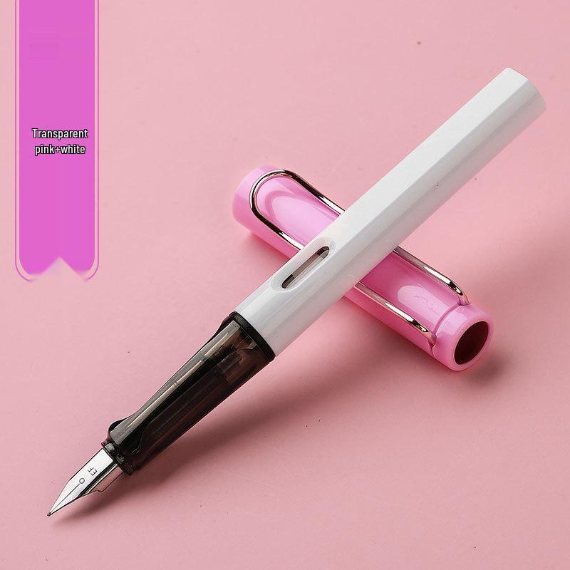 Colorful Ergonomic Fountain Pen for Students - Perfect for Writing Practice and Custom Logo Gifts