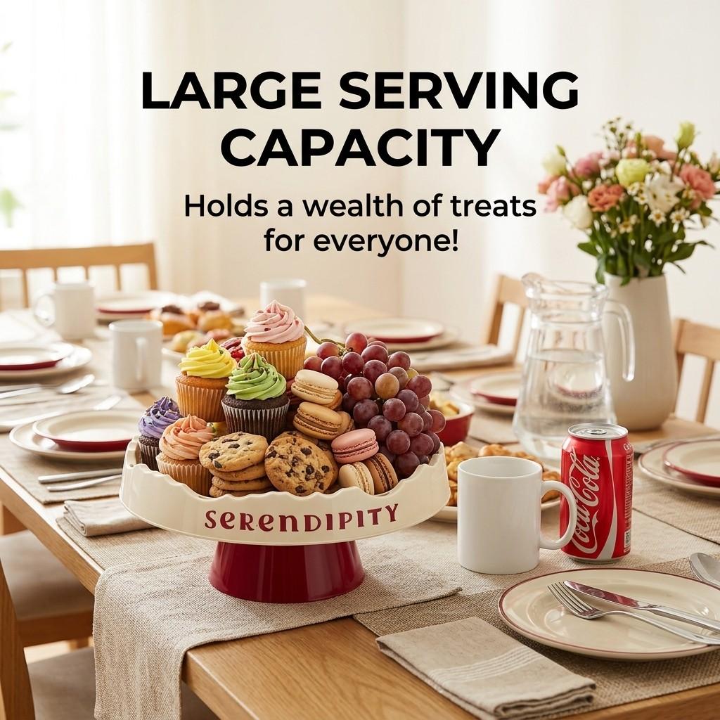 Plastic Cake Stand Detachable Pedestal Fruit Bowl Drain Hole Food Serving Dish Stackable Snack Dessert Plate Kitchen Tableware