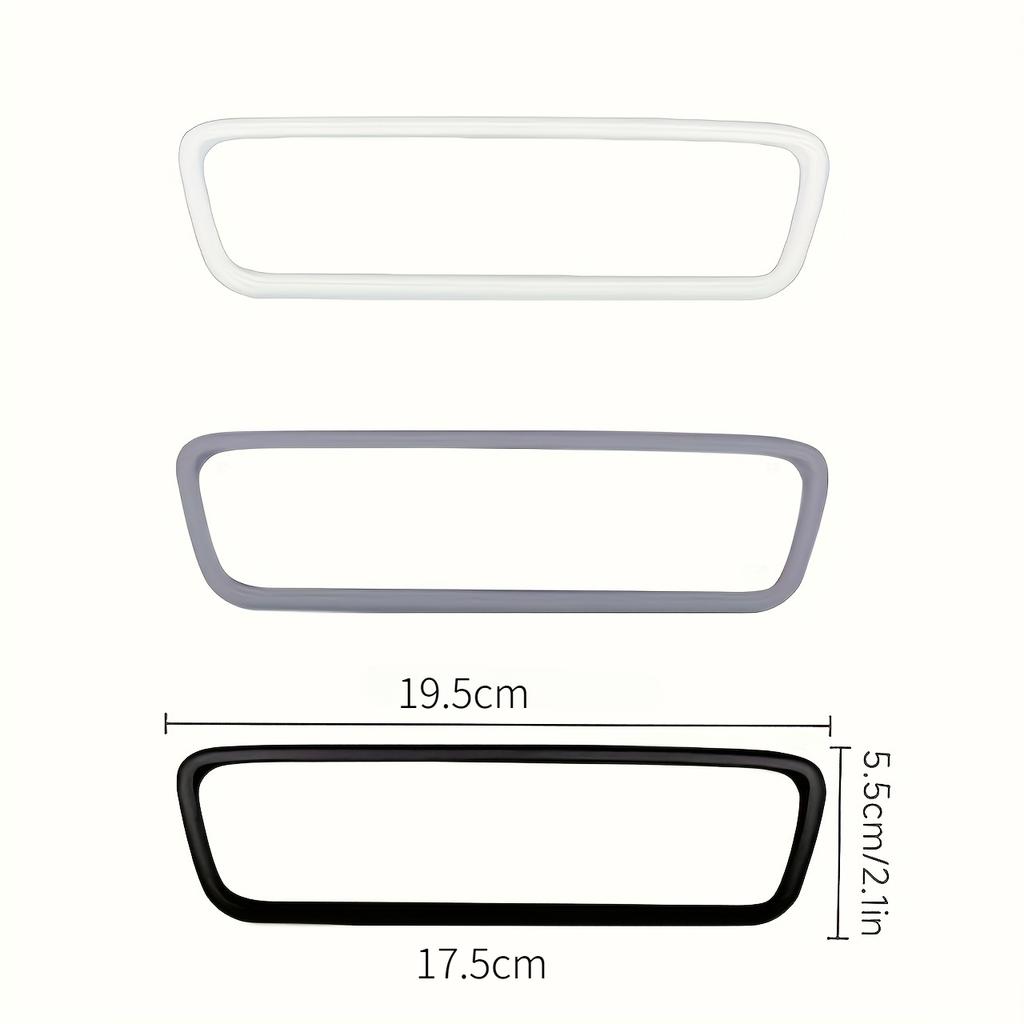 1 pezzo Copertura in Silicone per Specchietto Retrovisore Tesla, Cornice Protettiva Decorativa Interna per Modello, Copri Specchietto Auto, Protezione Auto, Elegante Accessorio per Auto
