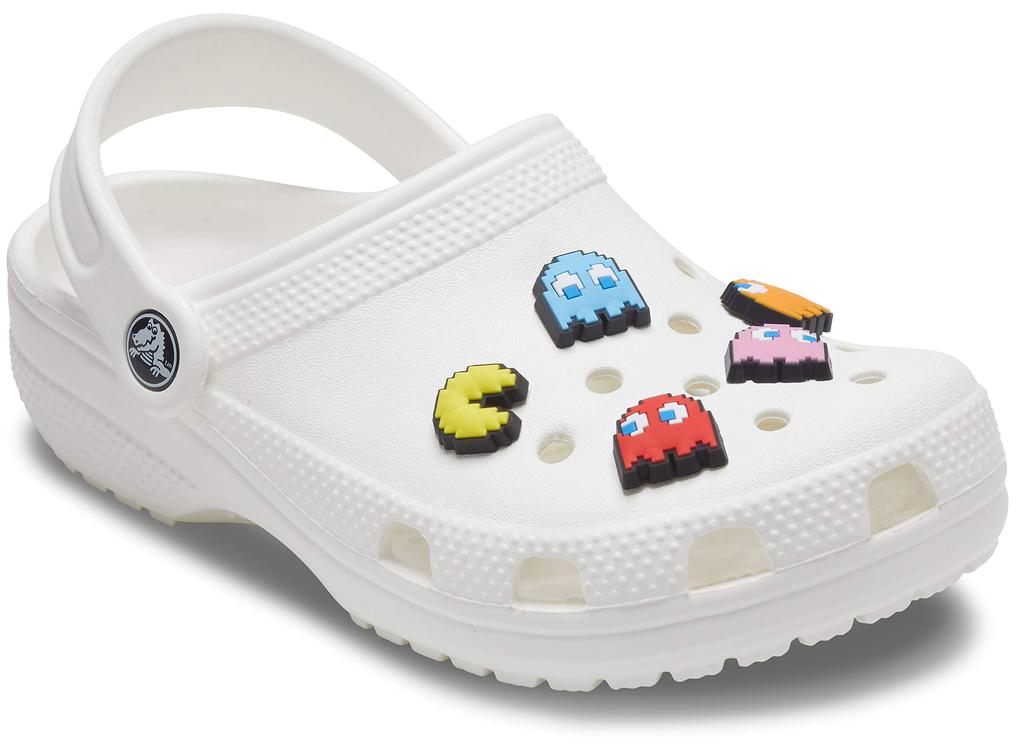 Crocs Jibbitz, Shoe Accessories, Shoe Charms, Pac Man 5-Piece Pack, Men's, Multi, Free