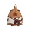 Schoolbag Kapibara Backpack Plush Tote Bag Children's Gift Change Bag Cute Capybara Fashion Cartoon Backpack