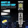 2PCS Car Fog Light 9-24V H1 LED Fog Running Light Bulb H3 LED Super Bright LED Auto Lamp Amber White No Adapter Required DRL