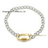 European Hot-Selling Cuban Screw Clasp Hip Hop Necklace