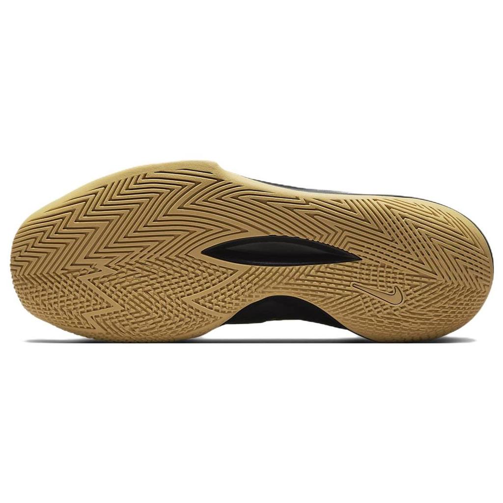 Nike Precision 6 Black Metallic Gold Unisex Sneakers DD9535-005