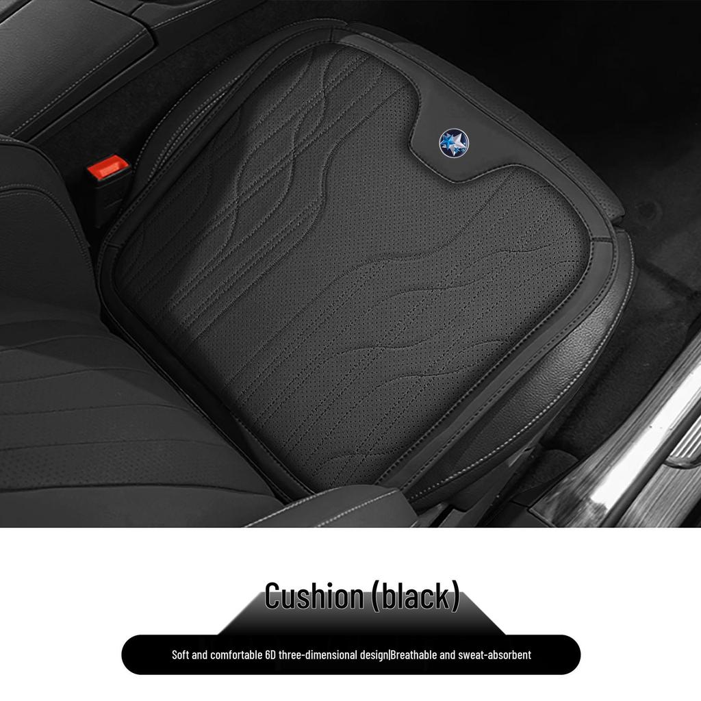 Venucia Car Neck and Lumbar Support Cushion - Memory Foam Comfort Headrest Pillow