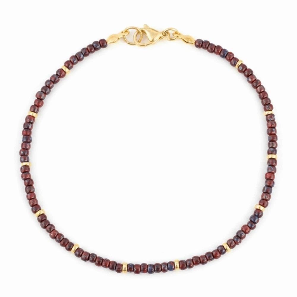 Hypoallergenic Metal Turquoise Beaded Anklet Beads Ankle Bracelet Bohemian Enthusiasts Style 8
