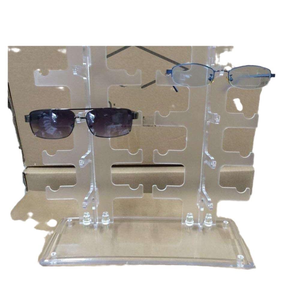 Double Row Sunglasses Rack - 10 Pair Plastic Display Stand