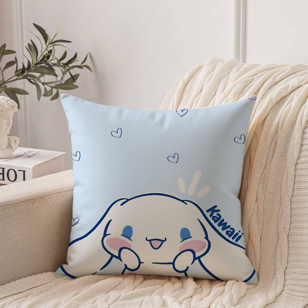 Süßer C-Cinnamoroll Kawaii Kissenbezug Heimdekoration Überwurf für Sofa Bett Auto Zimmer Dekoration Geschenkidee