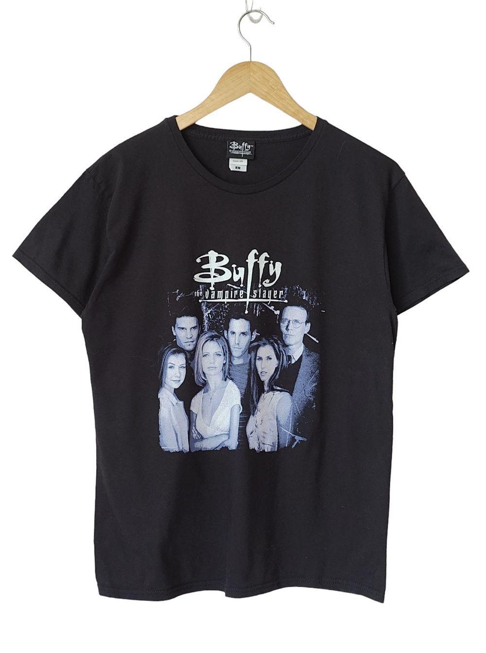Buffy The Vampire Slayer Vtg 00s Movie TV Black Unisex Tshirt Reprint KH7103 XXXXL