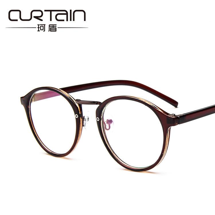 Retro Round Flat Mirror Myopia Glasses Frame 066 Small Fresh Frame Mirror Glasses Frame