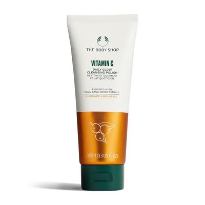 Polish Nettoyant Quotidien Éclat Vitamine C 100 ml Nettoyant Visage Exfoliant Pour Peau Terne Fatiguée Éclat