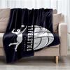 Volleyball Theme Printed Blanket - Perfect for Couch, Bed, Travel & Outdoor Use | Machine Washable, Cozy & Durable.