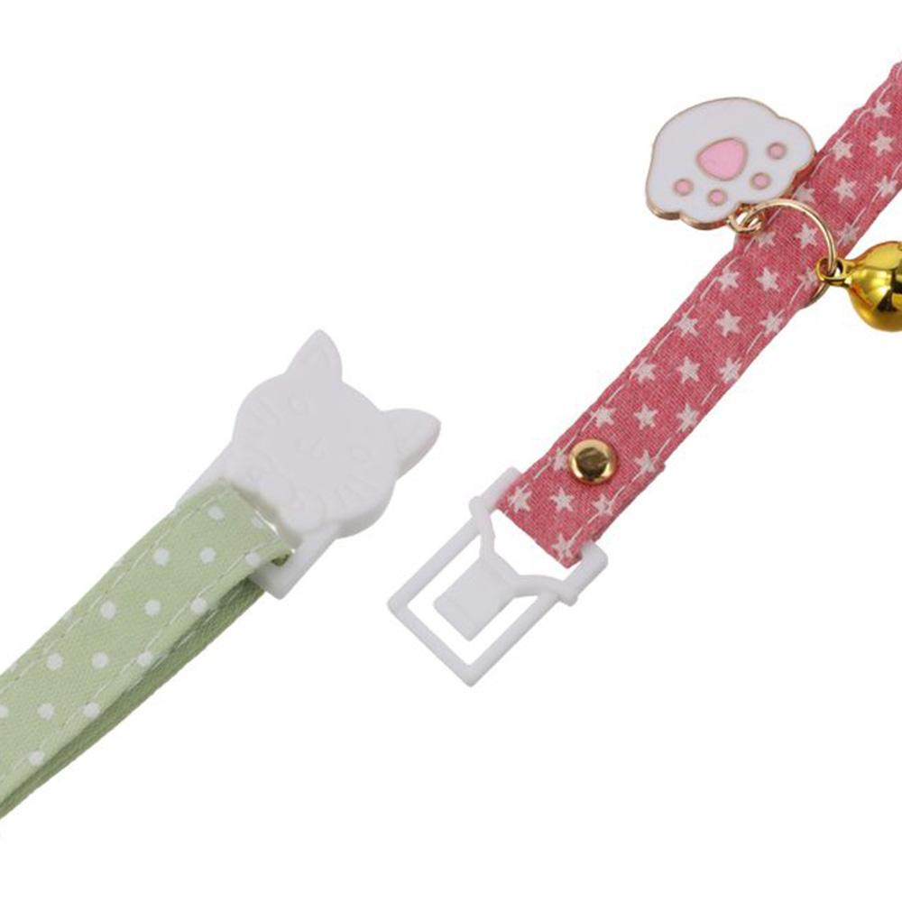 Cotton Cotton Breakaway Cat Collar with Bell 2.5 Inch Cute Accessory Multipurpose Pet Collar  Pet