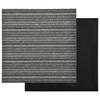 Dalles de tapis de sol - vidaXL - Anthracite rayé - 50x50 cm - 20 pcs - 5 m²
