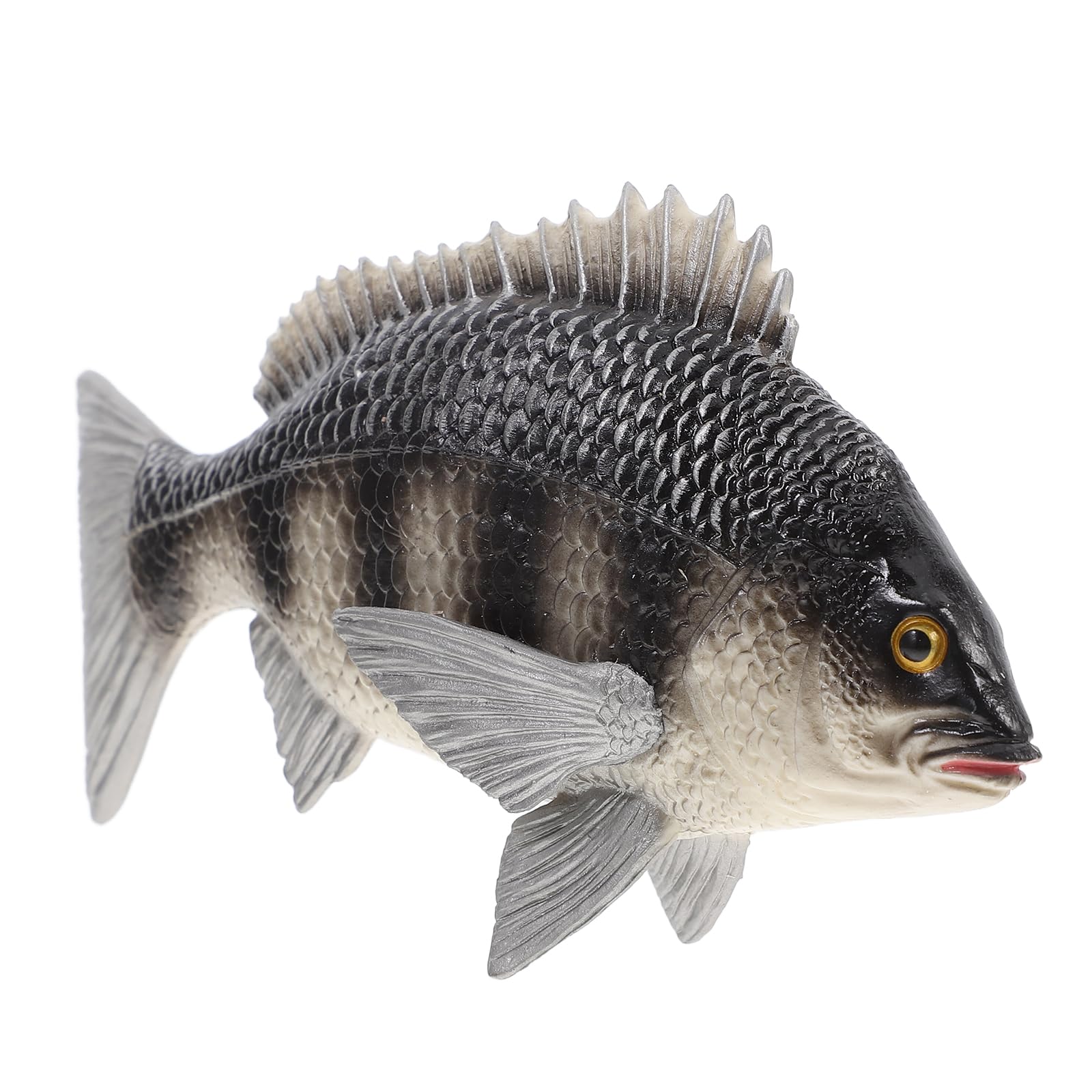 

EXCEART Фигурка морского леща, Модель рыбы, Декоративная черная фигурка, Имитационная игрушка