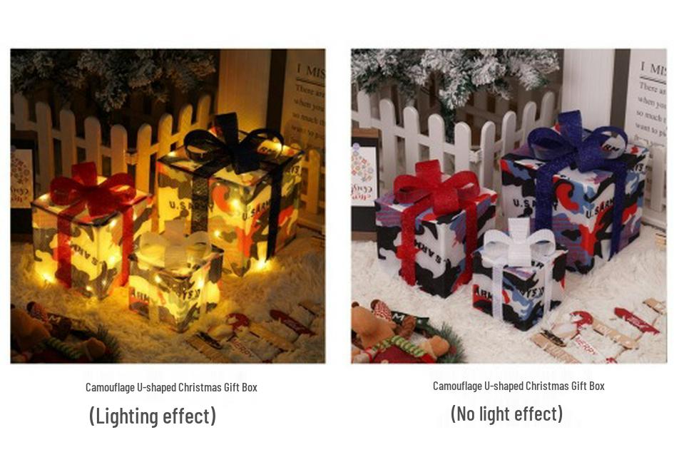 Christmas LED String Lights Gift Set: 3-Piece Decoration for Festive Party Atmosphere