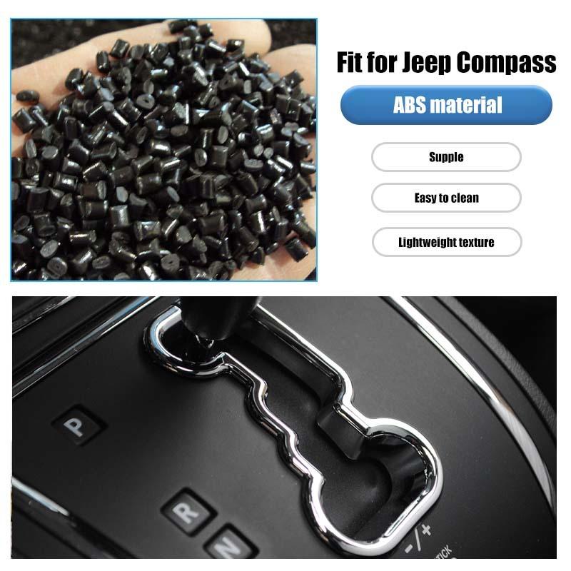 Car Gear Shift Panel Decoration Protective Cover For Jeep Compass 2007-2016/Jeep Patriot 2011-2016 Car Interior Accessories