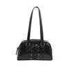 PU bowling fashion straps shoulder bags large capacity high quality sense of luxury solid bags
