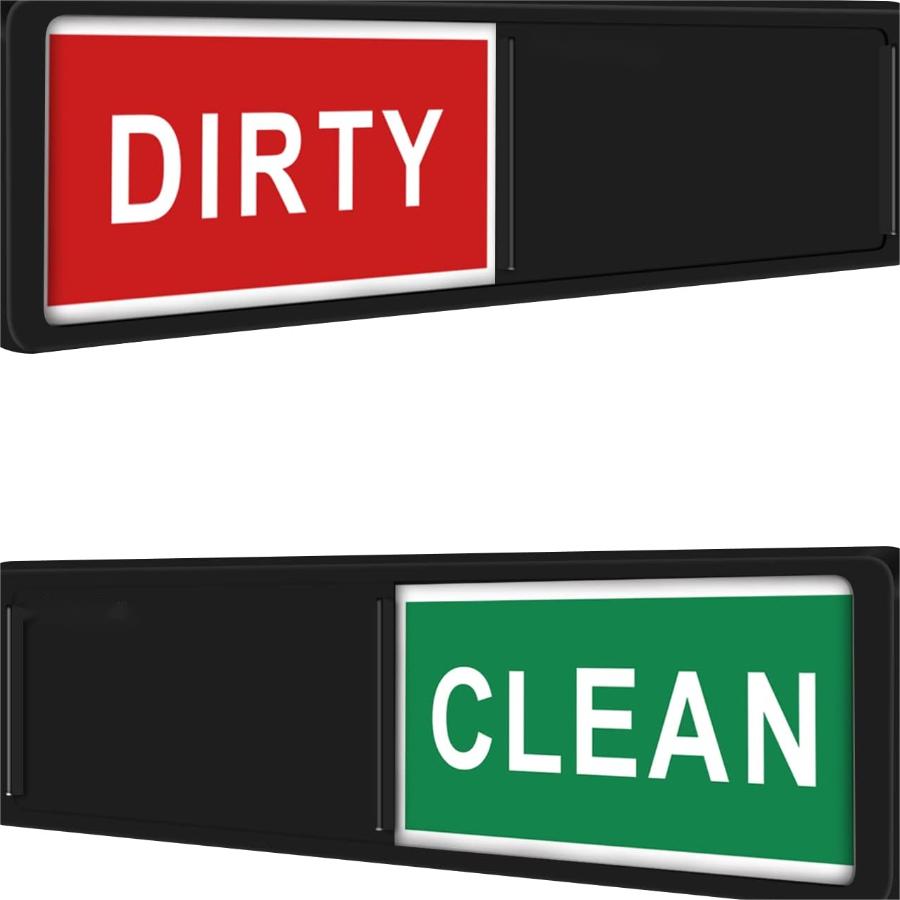 Dishwasher Magnetic Stickers with Scratch Resistant and Dirt Resistant Signs, Suitable for Dishwashers