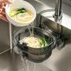Sink Hanging Drain Basket Heat Resistant Food Grade Kitchen Vegetable Washing Drain Rack for Kitchen Food Scrap Filtering