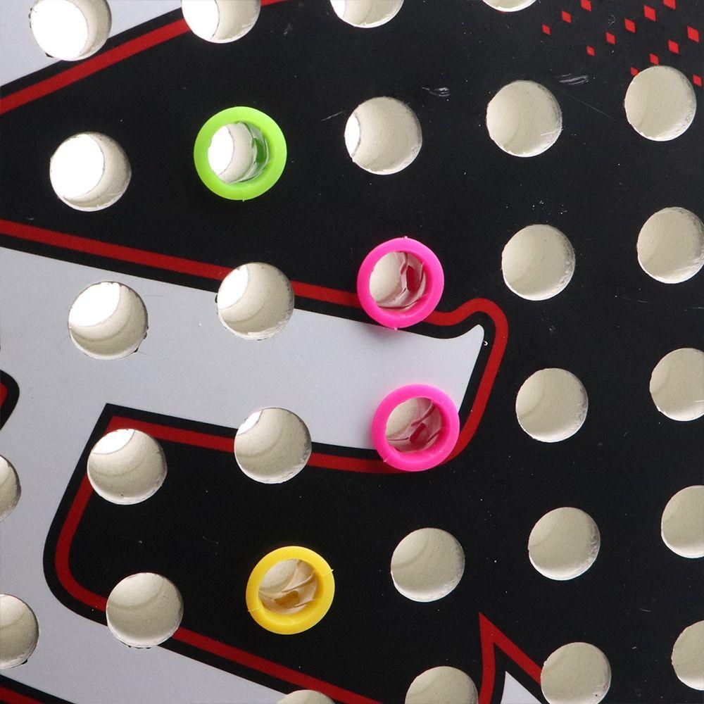 15Pcs Colorful Padel Racket Dampeners Ring Shape Racket Shock Absorbers  Padel Racket