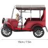 Srliya Classic Car Model, Vintage Red Miniature Vehicle, 1 Piece, Tinplate, 6-12 Years, Unisex