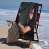 proof beach towel with a Resident Evil Leon S. Kennedy1 pattern - soft,absorbent,quick-drying,machine washable - perfect for swimming,camping,bathing