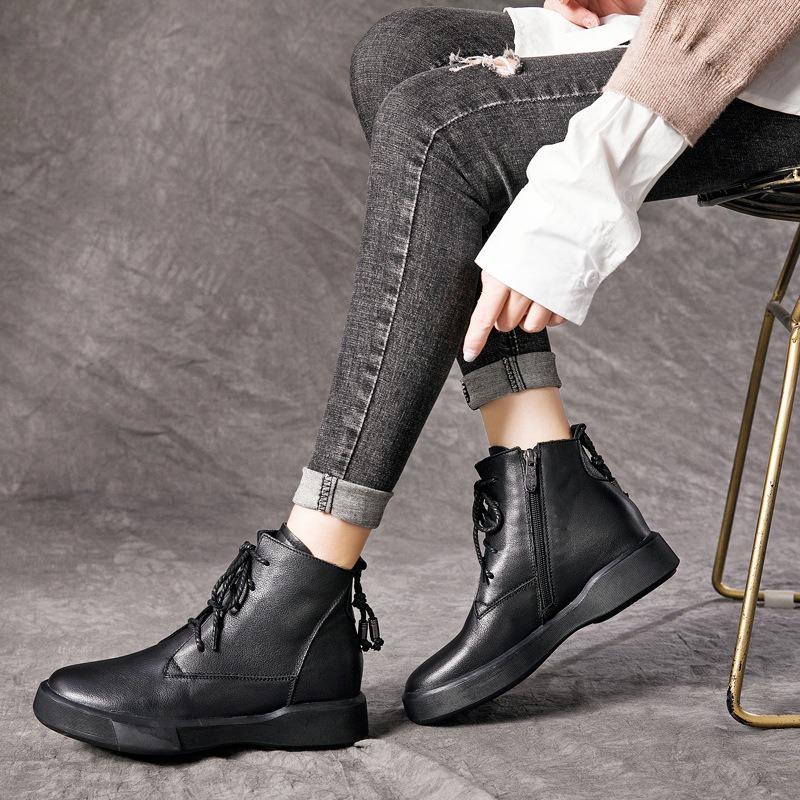 Leather Women's Boots Martin Boots Short Boots