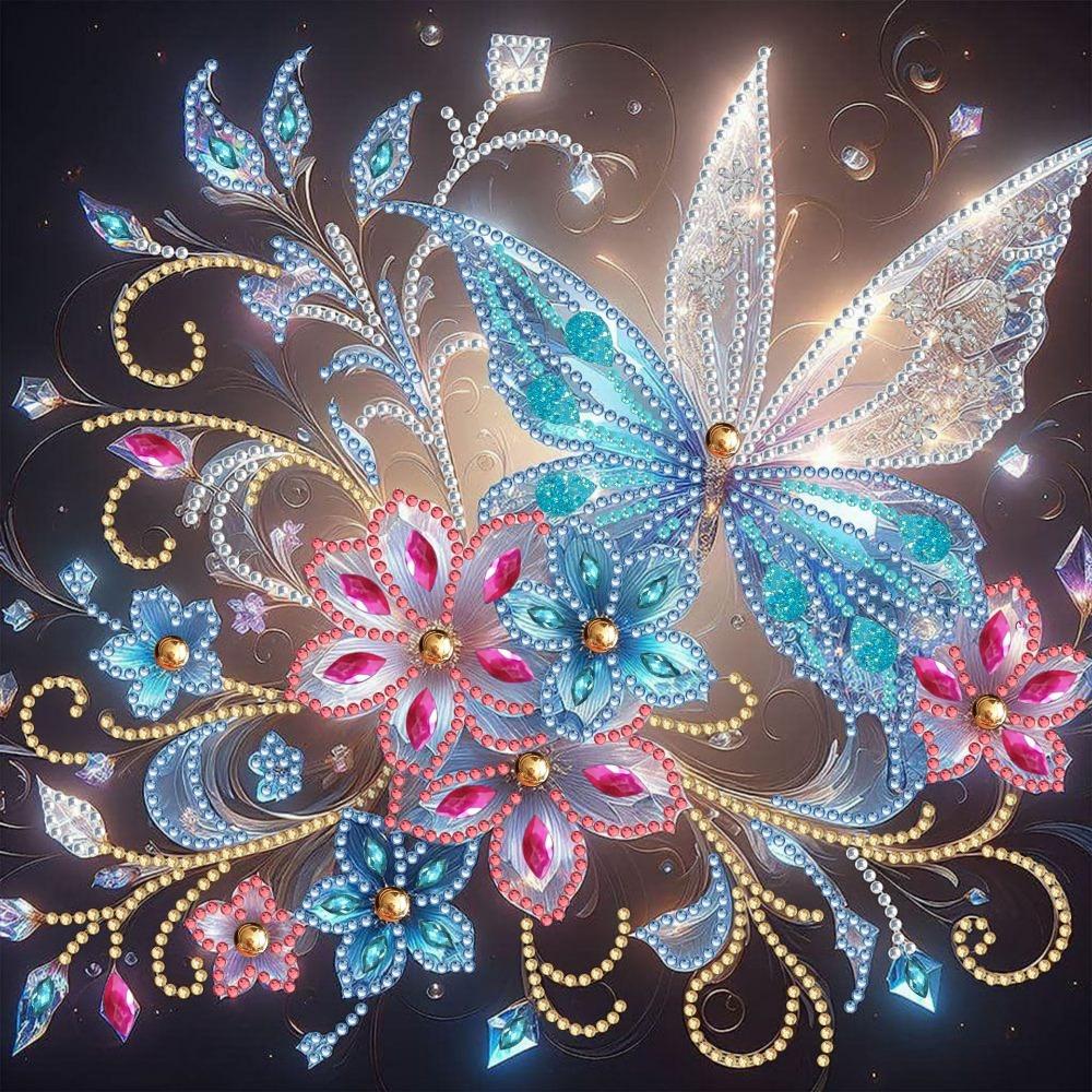 Diamond Painting, Diamantaufkleber, DIY Handgefertigtes Materialpaket, Rahmenloses Dekoratives Gemälde, Handgefertigte Aufkleber, Diamantmalerei mit Sonderformen