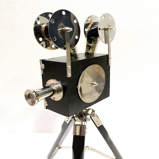 Brass Table Wooden Stand Projector Clock Nautical Style Maritime Ship Desk Clock Home Decor