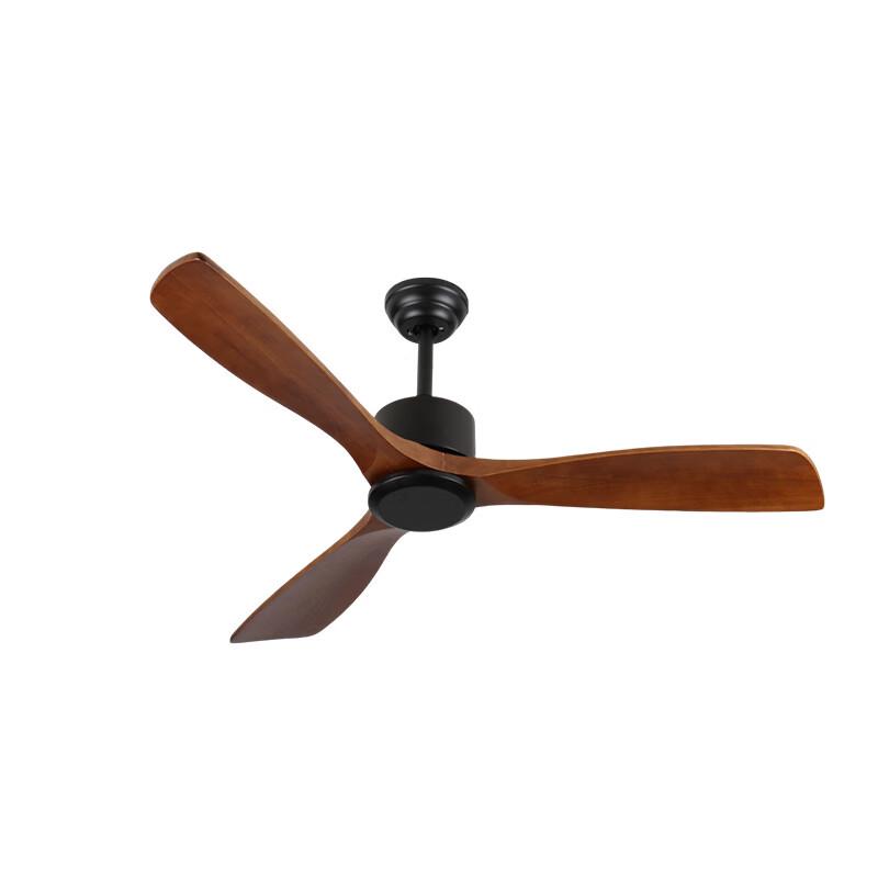 Outdoor Waterproof Rechargeable Solid Wood Ceiling Fan
