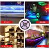 5M SMD2835 LED Strip Full Color RGB TV 16 Color 150 132 Light White Waterproof and Cuttable for and Car Exterior High Strong Adhesive Remote Control