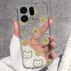 Suitable For Oppo Find X9 X7 X5 Pro X3 X2 Reno11 12 Pro Phone Cover Cute Panda Rabbit Pattern Transparent TPU Dustproof Protective Case For Oppo Shell