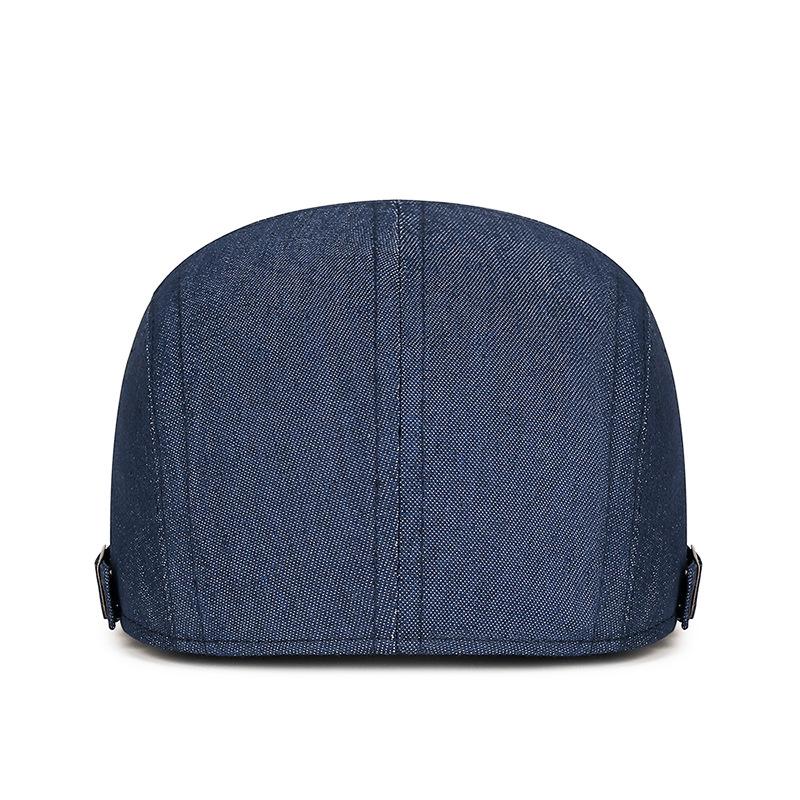 Denim Hat Young Peaked Cap Men Duck Tongue Forward Cap Spring Autumn Beret