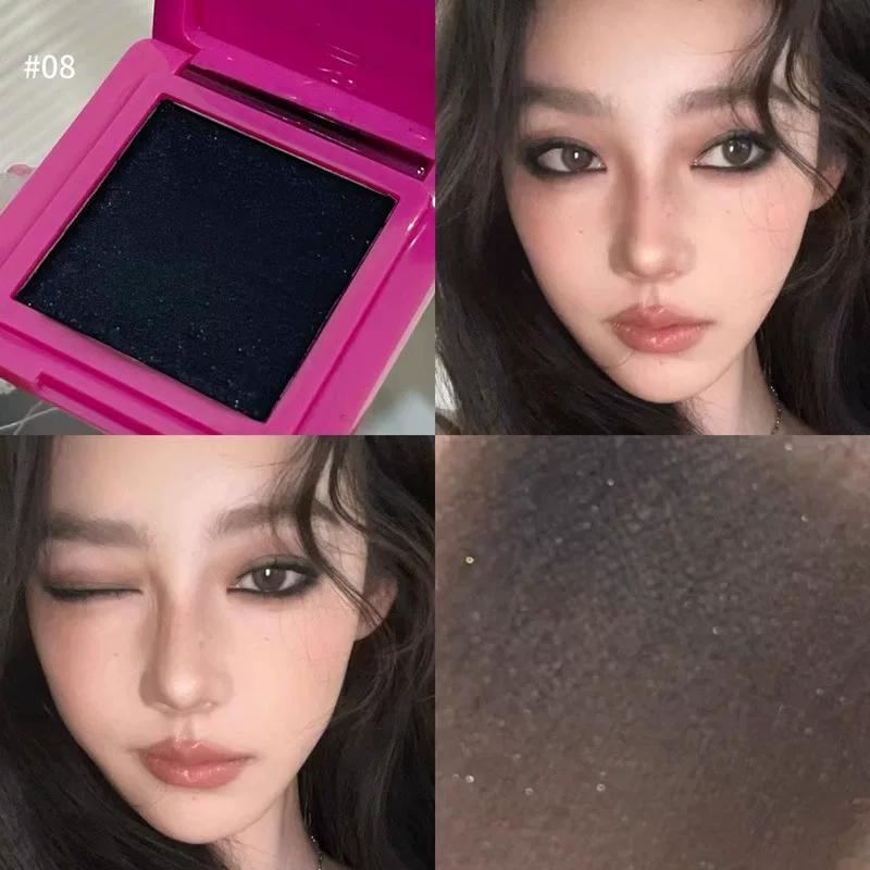 Gemstone Crushed Diamond Ice Blue ~ Low-Saturation Silver Blue Wet-Look Glitter Eyeshadow Single Color with a Cool Fragmented High-End Feel