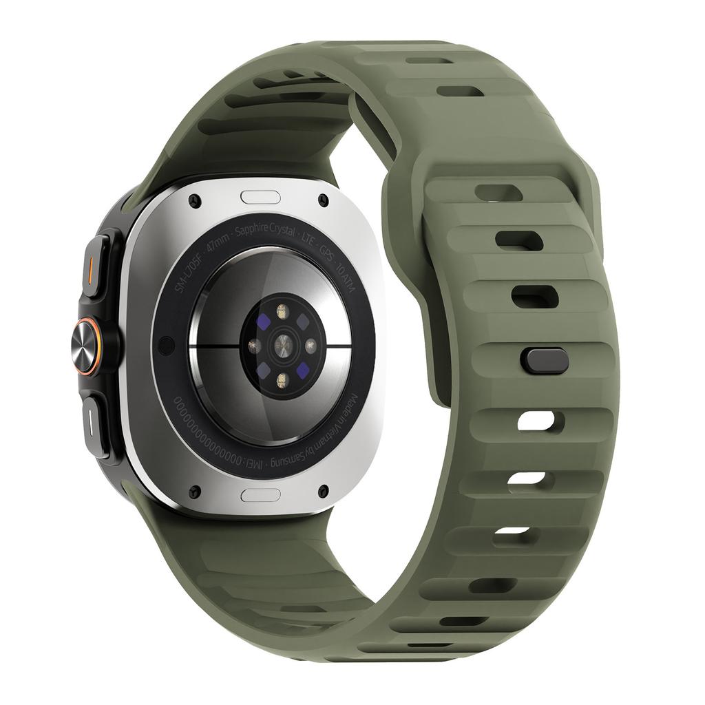 For Samsung Galaxy Watch Ultra 2 Strap 47mm Accessories Breathable Sport Silicone Bracelet Correa Galaxy Watch Ultra 47 mm Band