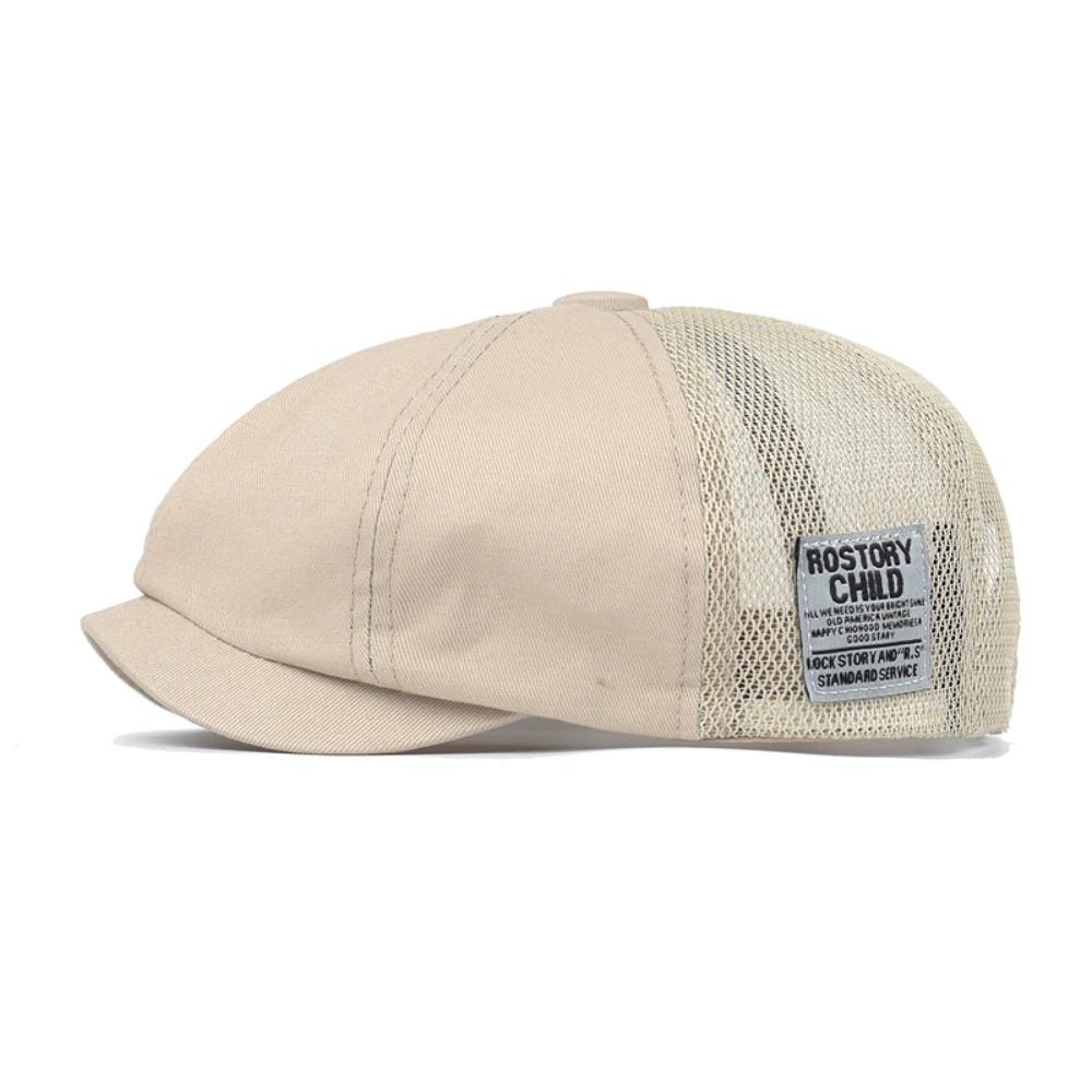 Breathable Berets Hat Mesh Baseball Cap Vintage Newsboy Caps  Men
