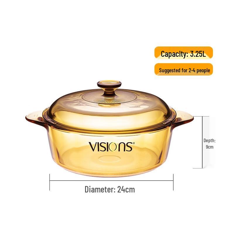 Corning Visions 3.25L Glass Cookware